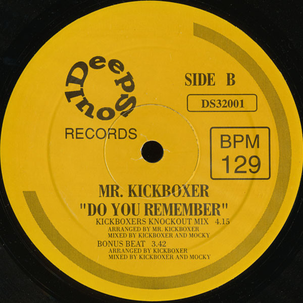 Mr. Kickboxer - Do You Remember | Deep Soul Records (DS32001) - main