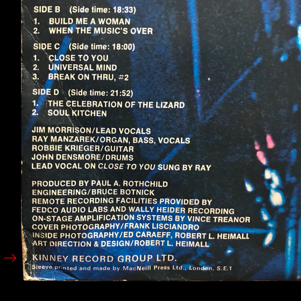 The Doors - Absolutely Live | Elektra (K 62005) - 4