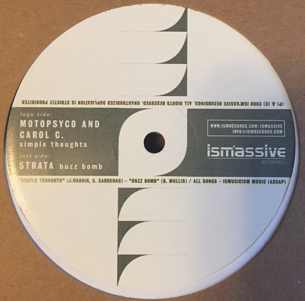 Motopsyco / Strata - Simple Thoughts / Buzz Bomb | Ism (IMA002)