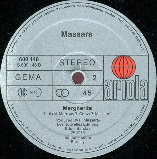 Massara - Margherita | Ariola (600 146) - 4