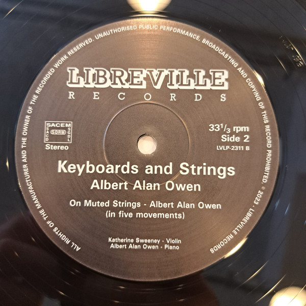 Albert Alan Owen - Keyboards And Strings | Libreville Records (LVLP-2311) - 4 Albert Alan Owen - Keyboards And Strings | Libreville Records (LVLP-2311) - 4