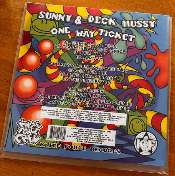 Sunny & Deck Hussy - One Way Ticket | Kniteforce Records (KF209) - 2 Sunny & Deck Hussy - One Way Ticket | Kniteforce Records (KF209) - 2