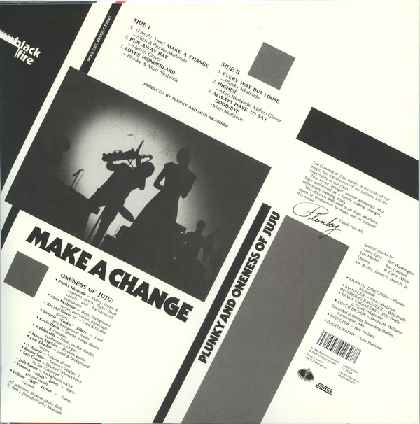 Plunky Nkabinde And Oneness Of Juju - Make A Change | Strut (STRUT257LP)