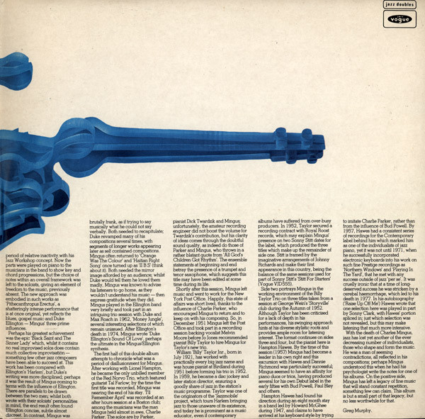 Charles Mingus - The Mingus Connection | Jazz Vogue (VJD 562) - 4