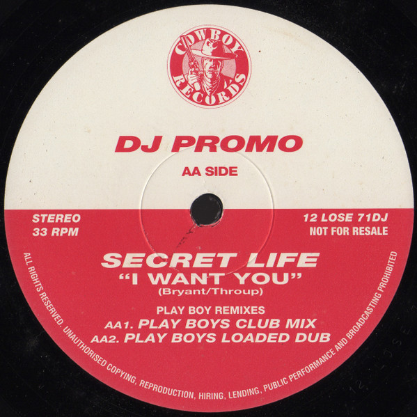 Secret Life - I Want You | Pulse-8 Records (12 LOSE 71DJ) - main Secret Life - I Want You | Pulse-8 Records (12 LOSE 71DJ) - main