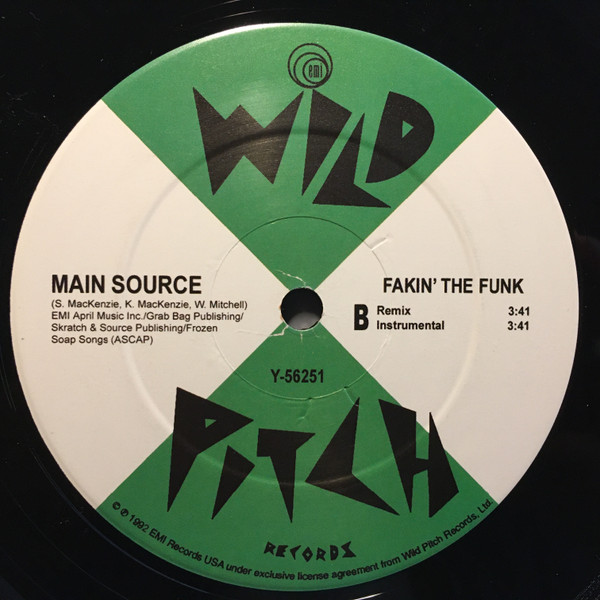 Main Source - Fakin' The Funk | Wild Pitch Records (Y-56251) - 2