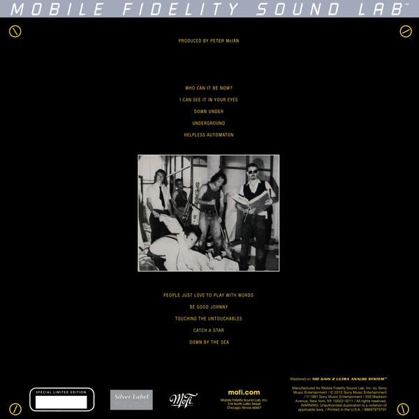 Men At Work - Business As Usual | Mobile Fidelity Sound Lab (MOFI 1-024) - 2 Men At Work - Business As Usual | Mobile Fidelity Sound Lab (MOFI 1-024) - 2