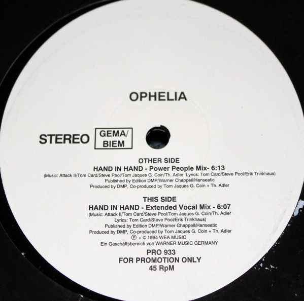 Ophelia - Hand In Hand | Maad Records (PRO 933)