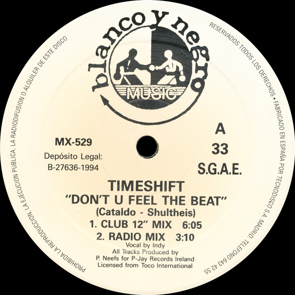Timeshift - Don't U Feel The Beat | Blanco Y Negro (MX-529) - 3