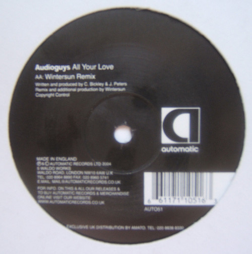 Audioguys - All Your Love | Automatic Records (AUTO51)