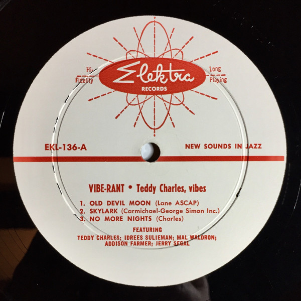 Teddy Charles - Vibe-Rant | Elektra (EKL-136) - 3