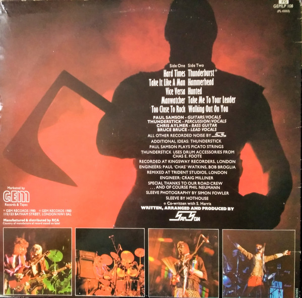 Samson - Head On | GEM (GEMLP 108) - 2 Samson - Head On | GEM (GEMLP 108) - 2