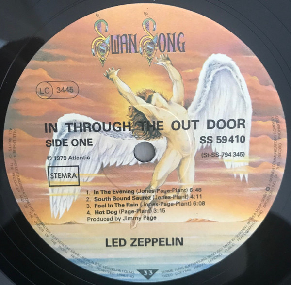 Led Zeppelin - In Through The Out Door | Swan Song (SS 59 410) - 4