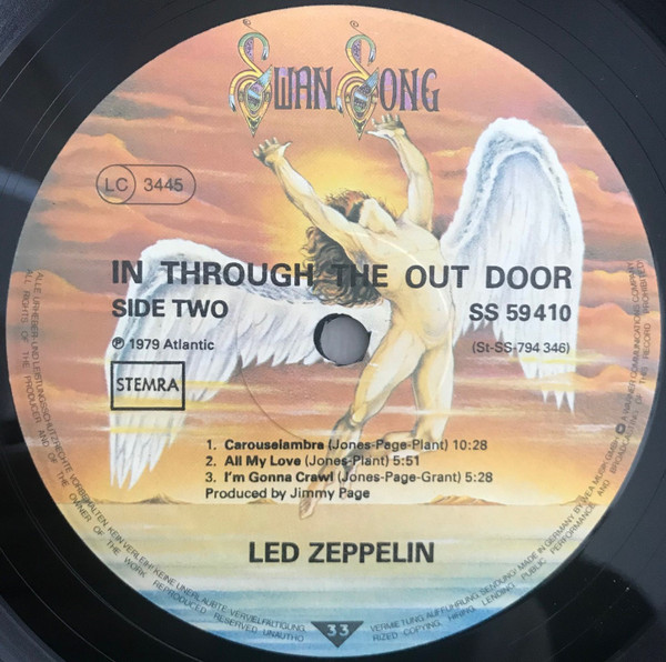 Led Zeppelin - In Through The Out Door | Swan Song (SS 59 410) - 3
