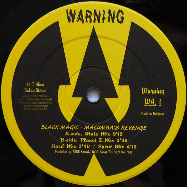Black Magic - Macumba's Revenge | Warning Records (WA 1) - 2