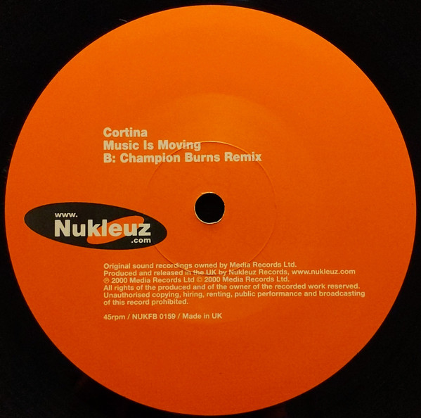Cortina - Music Is Moving (Remixes - Part 2) | Nukleuz (NUKFB 0159) - 4