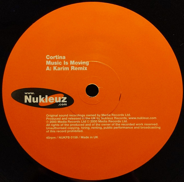 Cortina - Music Is Moving (Remixes - Part 2) | Nukleuz (NUKFB 0159) - 3