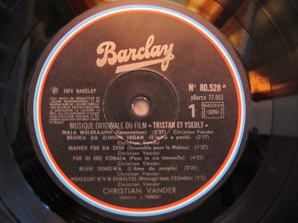 Christian Vander - Tristan Et Yseult | Barclay (80.528) - 3