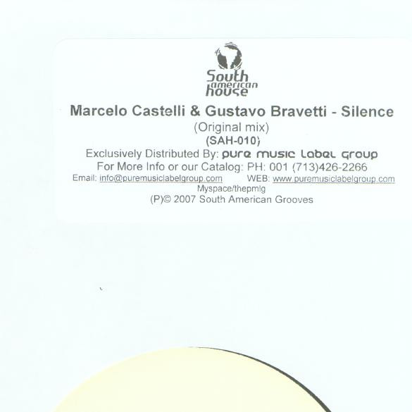 Marcelo Castelli & Gustavo Bravetti - Silence | South American House (SAH-010) - 3