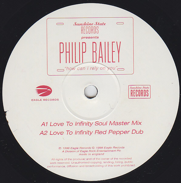 Philip Bailey - How Can I Rely On You | Sunshine State Records (STATE-12002) - 2 Philip Bailey - How Can I Rely On You | Sunshine State Records (STATE-12002) - 2