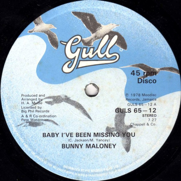 Bunny Maloney - Baby I've Been Missing You / Julia | Gull (GULS 65-12)