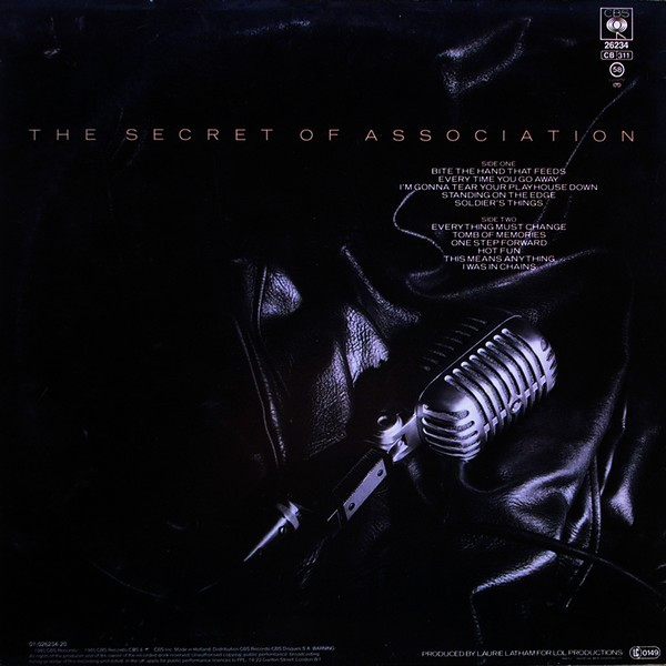 Paul Young - The Secret Of Association | CBS (26234)