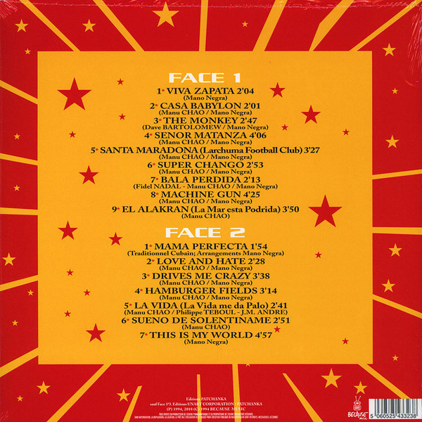 Mano Negra - Casa Babylon | Because Music (BEC5543323) - 2