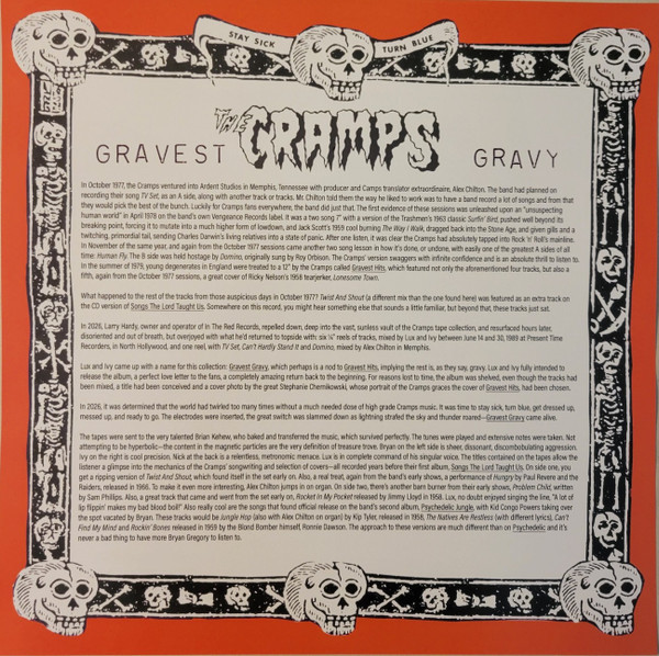 The Cramps - Gravest Gravy | Vengeance Records (Vengeance 678) - 4