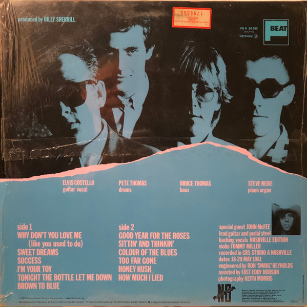 Elvis Costello & The Attractions - Almost Blue | F-Beat (FB K 58 392) - 2 Elvis Costello & The Attractions - Almost Blue | F-Beat (FB K 58 392) - 2