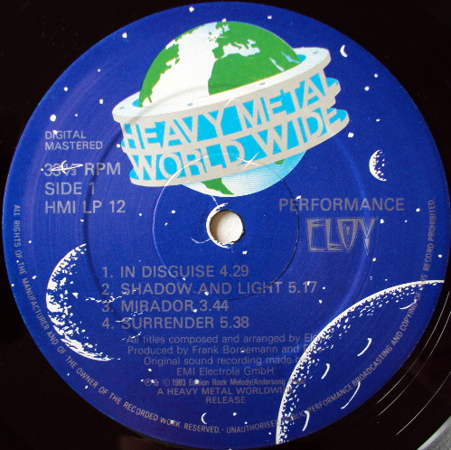 Eloy - Performance | Heavy Metal Worldwide (HMI LP 12) - 3