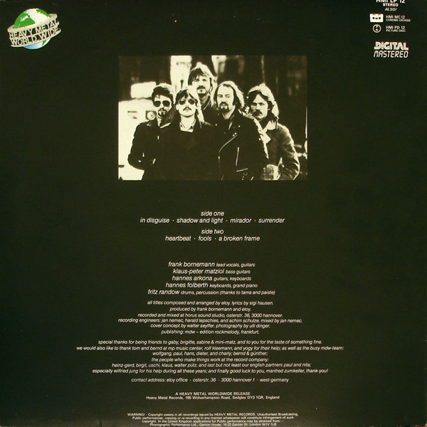 Eloy - Performance | Heavy Metal Worldwide (HMI LP 12) - 2