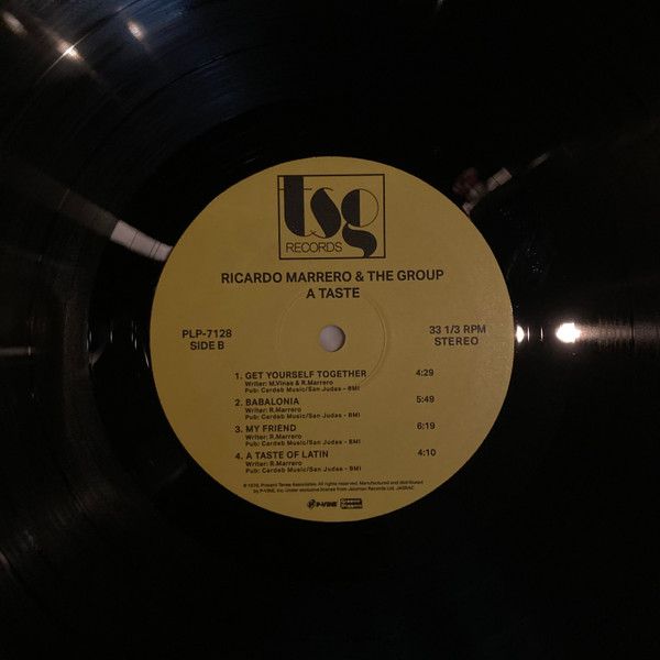 Ricardo Marrero & The Group - A Taste | P-Vine Records (PLP-7128) - 3