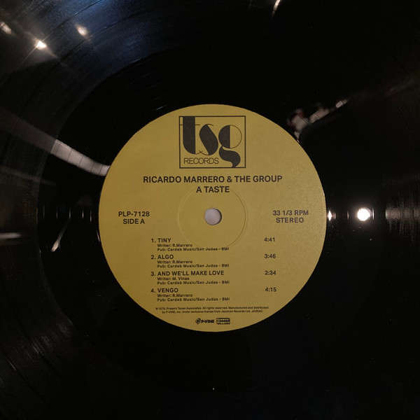 Ricardo Marrero & The Group - A Taste | P-Vine Records (PLP-7128) - 2