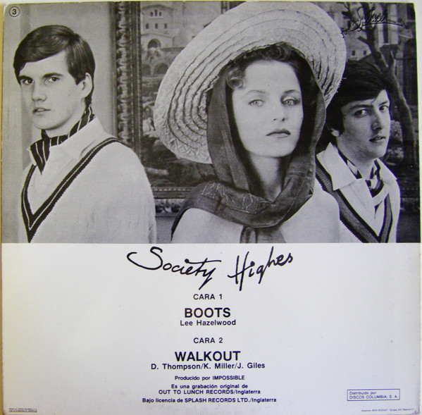 Society Highes - Boots / Walkout | Splash Records (MS 1006) - 2