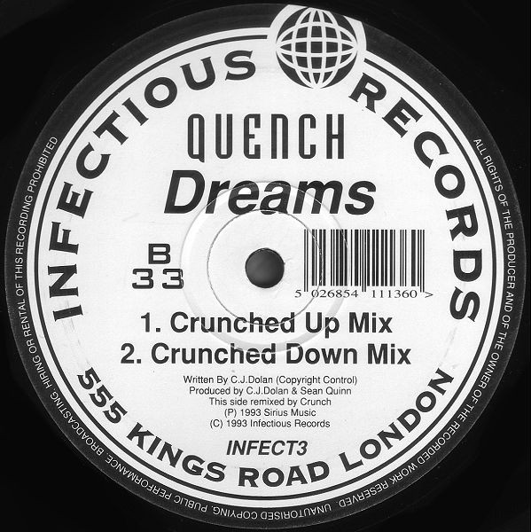 Quench - Dreams | Infectious Records (INFECT3) - 4 Quench - Dreams | Infectious Records (INFECT3) - 4