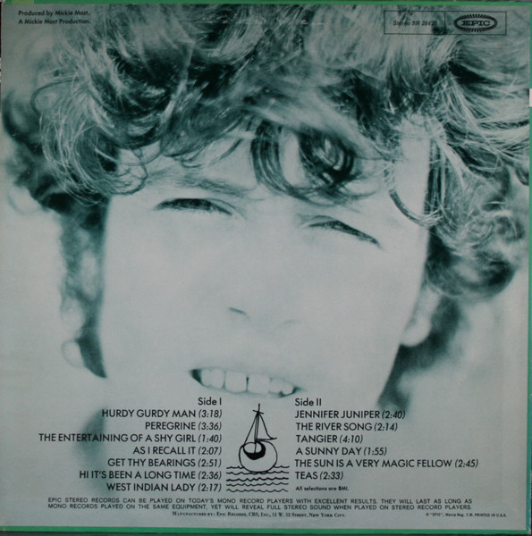 Donovan - The Hurdy Gurdy Man | Epic (BN 26420) - 2