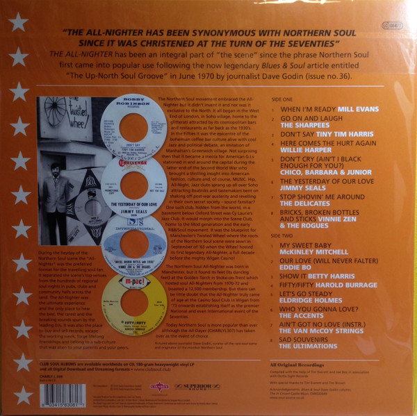 Various - Northern Soul All-Nighter | Charly Records (CHARLY L 308) - 2