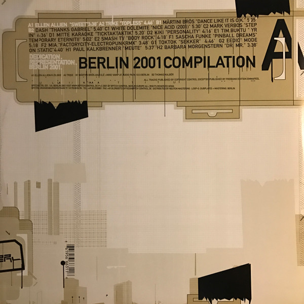 Various - Berlin 2001 Compilation | BPitch Control (BPITCH CTRL 031)