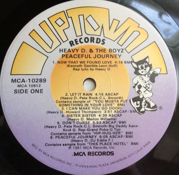 Heavy D. & The Boyz - Peaceful Journey | MCA Records (MCA 10289) - 2