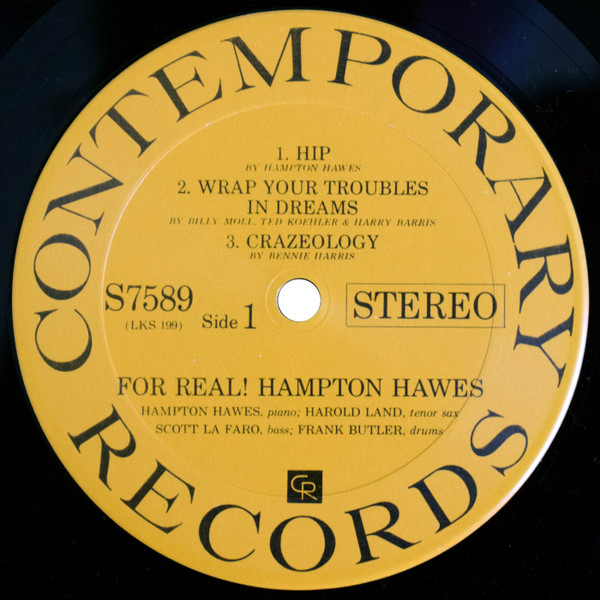 Hampton Hawes - For Real! | Contemporary Records (S7589) - 3
