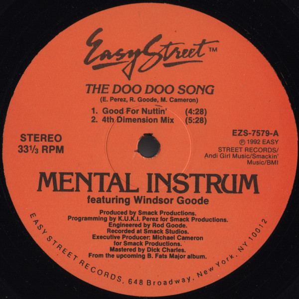Mental Instrum Featuring Windsor Goode - The Doo Doo Song | Easy Street Records (EZS-7579)