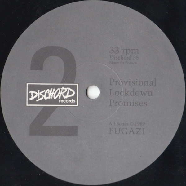 Fugazi - Margin Walker | Dischord Records (DISCHORD 35) - 4