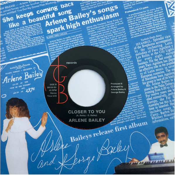 Arlene Bailey - Let's Stay In Love | Backatcha Records (BK100)