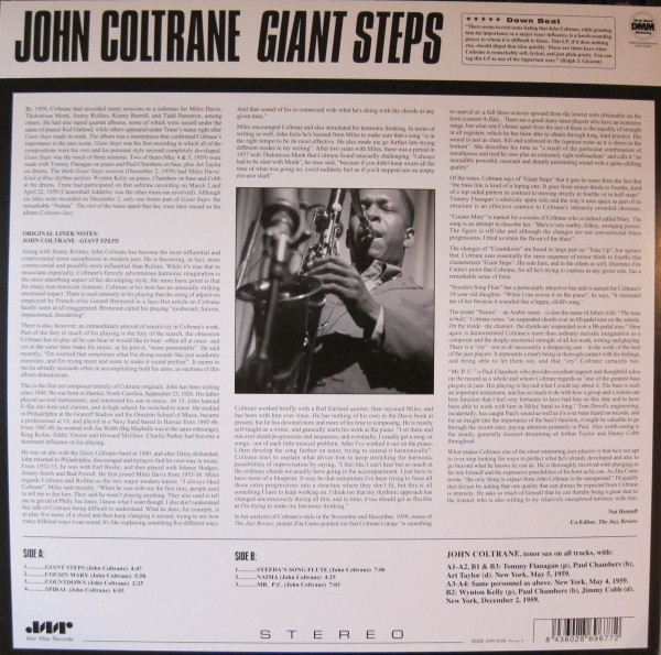 John Coltrane - Giant Steps | Jazz Wax Records (JWR 4526) - 2