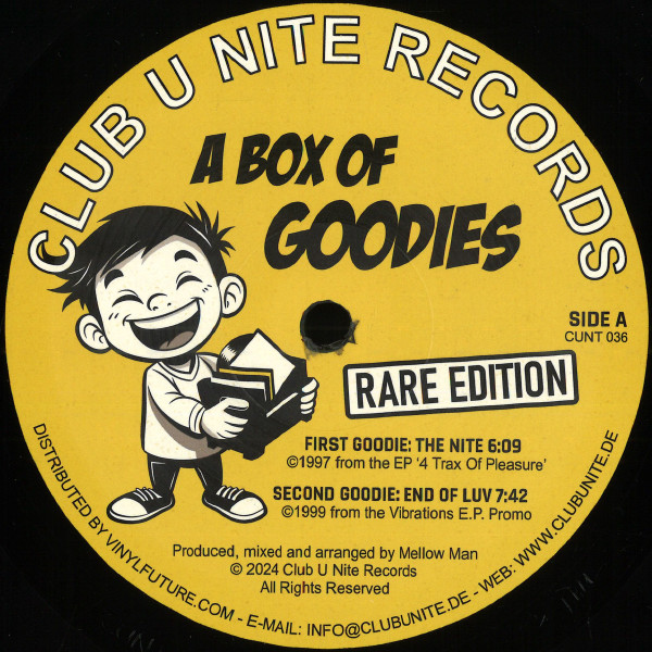 Mellow Man - A Box Of Goodies Rare Edition | Club U Nite Records (CUNT 036)