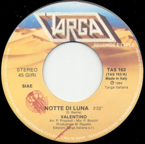 Valentino - Notte Di Luna | Targa (TAS 163) - 3