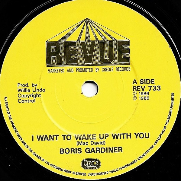 Boris Gardiner - I Want To Wake Up With You | Revue Records (REV 733)