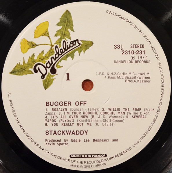 Stack Waddy - Bugger Off! | Dandelion Records (2310 231) - 4