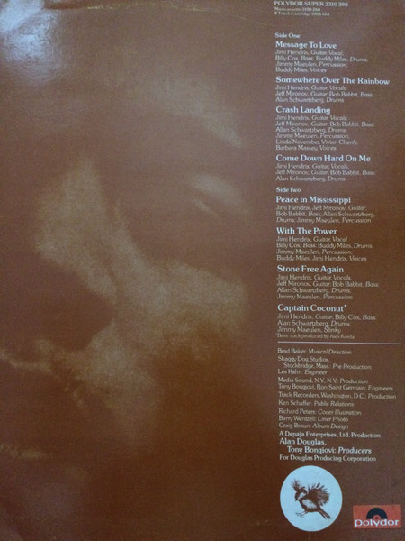 Jimi Hendrix - Crash Landing | Polydor (2310 398) - 2