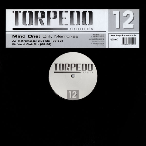 Mind One - Only Memories | Torpedo Records (TORPEDO 12) Mind One - Only Memories | Torpedo Records (TORPEDO 12)